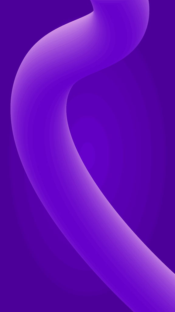 Purple Gradient Abstract Soft Vivid Colorful 3D Object Phone Wallpaper